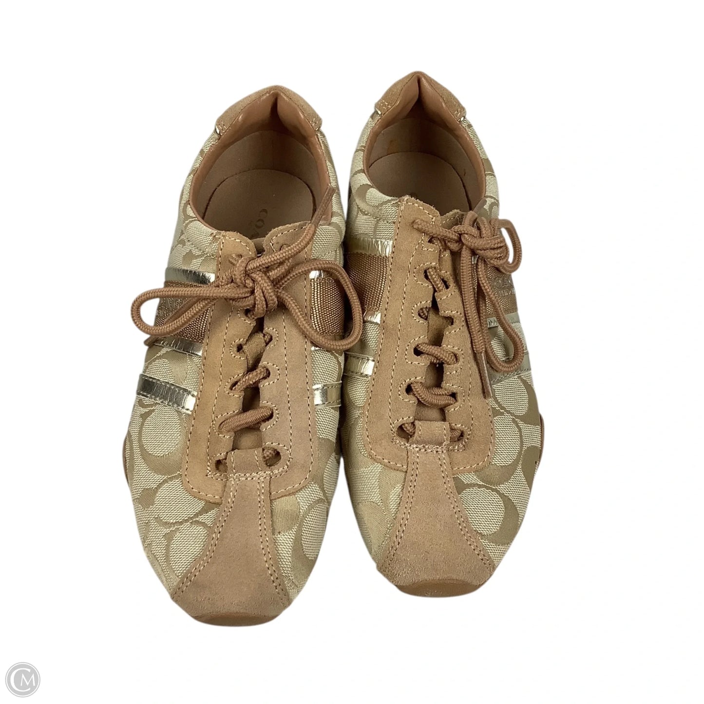 Shoes Designer By Coach In Tan, Size: 7.5