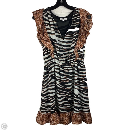 Dress Casual Short By Thml In Animal Print, Size: S