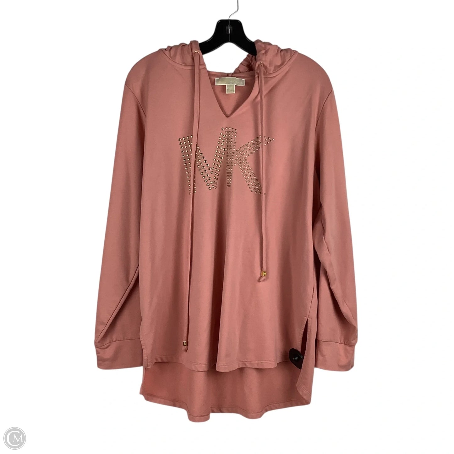 Sweatshirt Hoodie By Michael By Michael Kors In Pink, Size: 1x