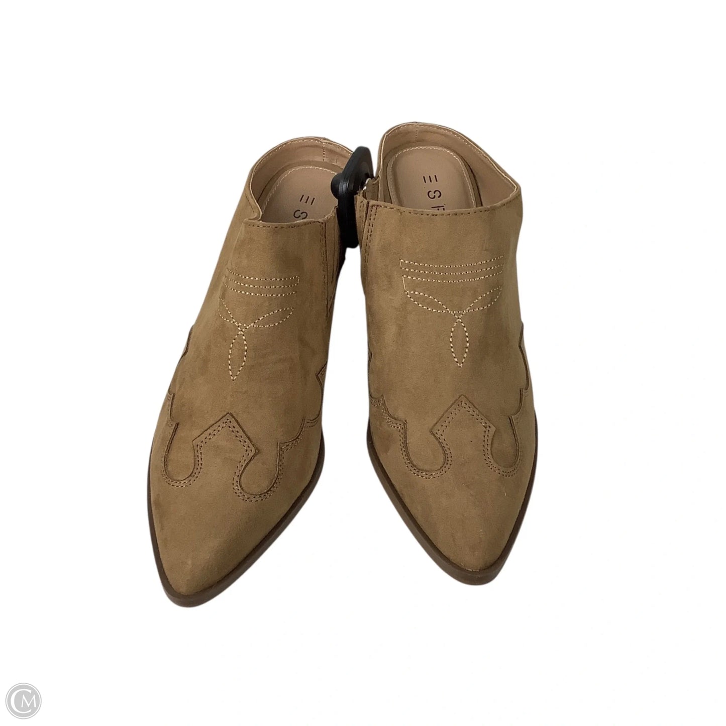 Shoes Heels Block By Esprit In Brown, Size: 8