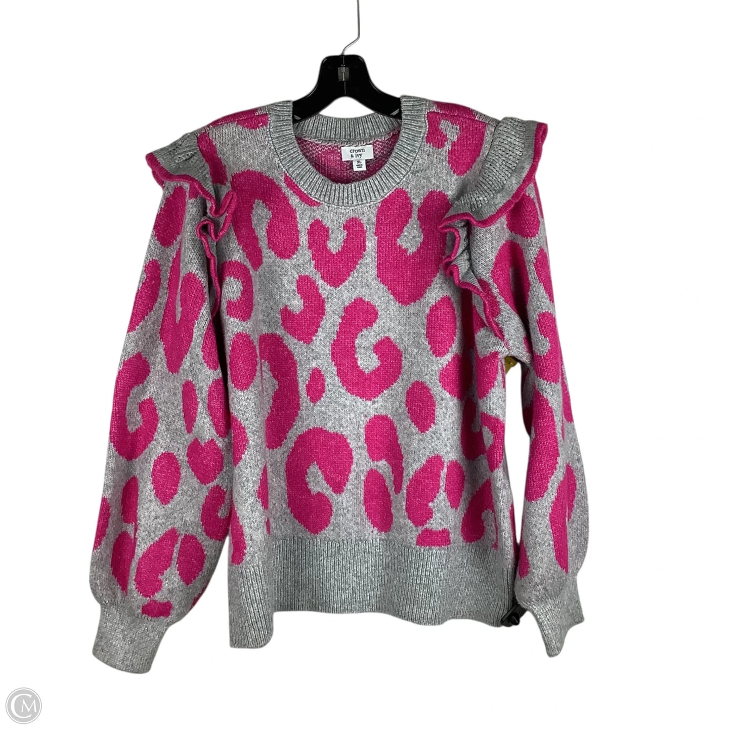 Sweater By Crown And Ivy In Animal Print, Size: Xl
