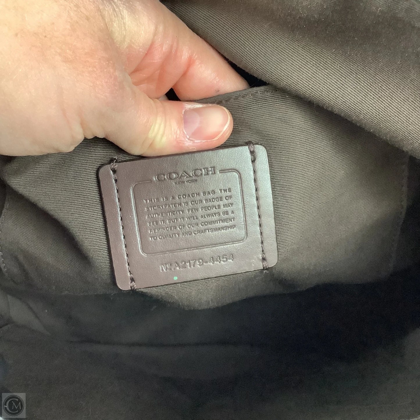 Handbag Designer By Coach, Size: Medium