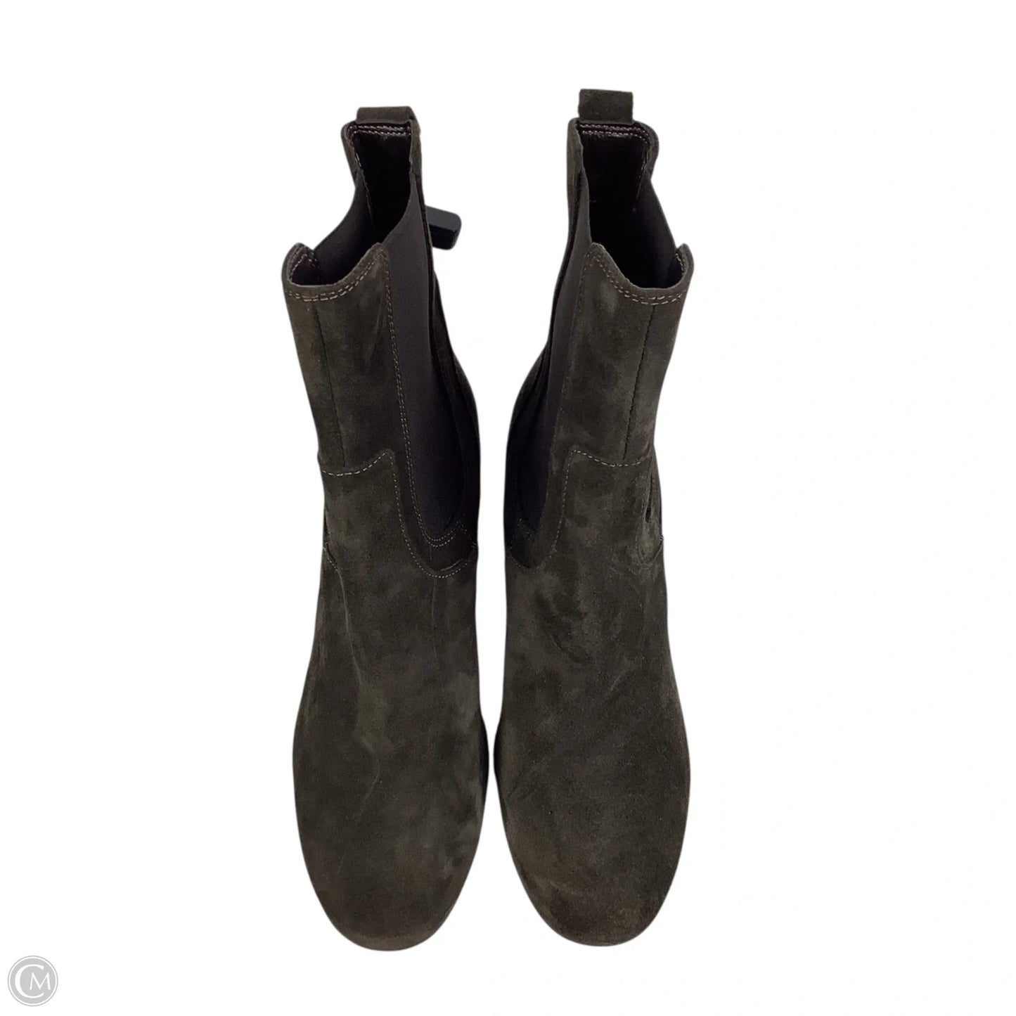 Boots Ankle Heels By Cmc In Brown, Size: 8 (39)