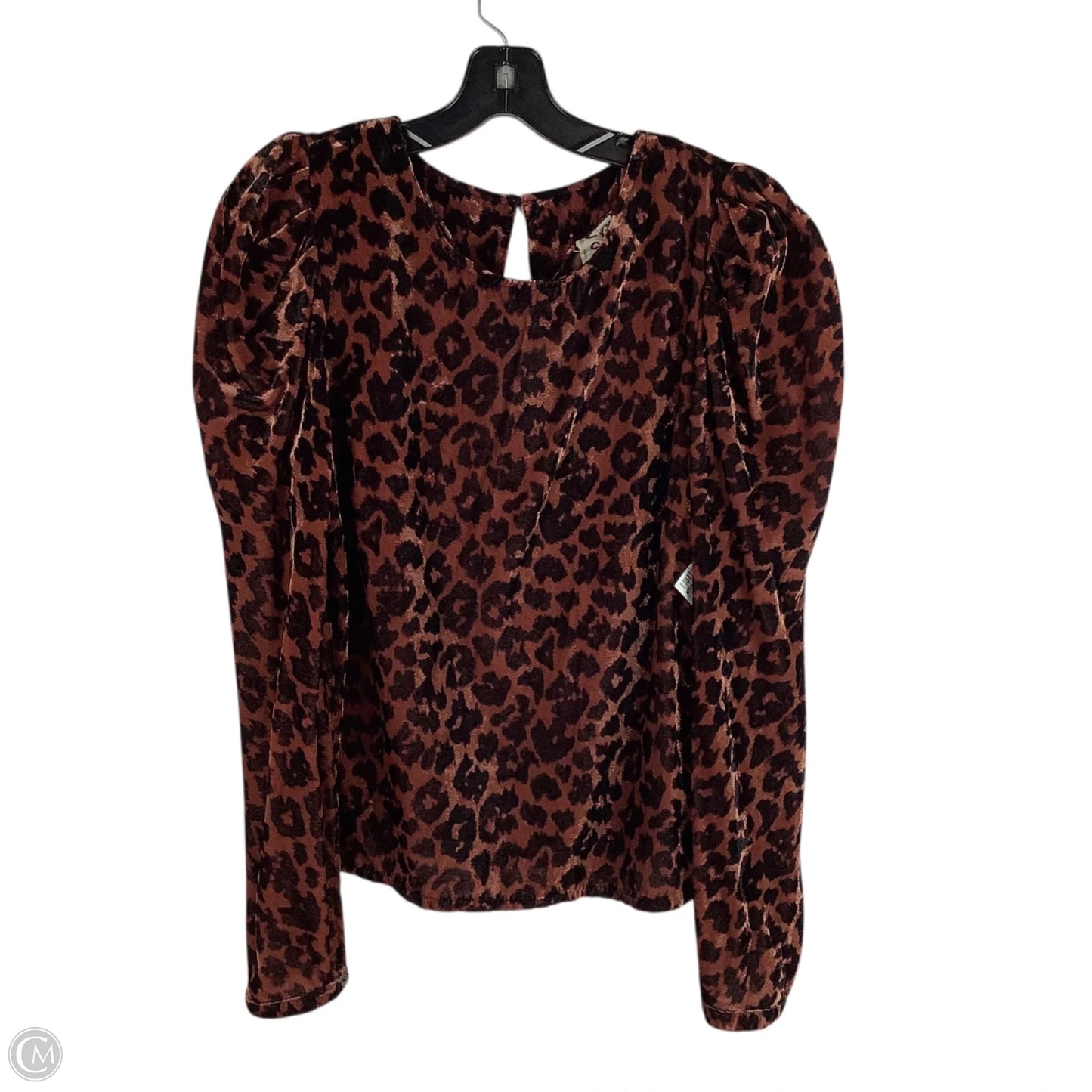 Top Long Sleeve By Dolan Left Coast In Animal Print, Size: S