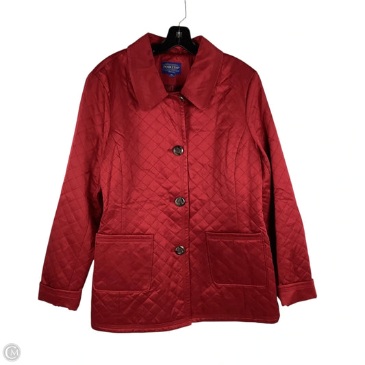 Coat Puffer & Quilted By Pendleton In Red, Size: Xl