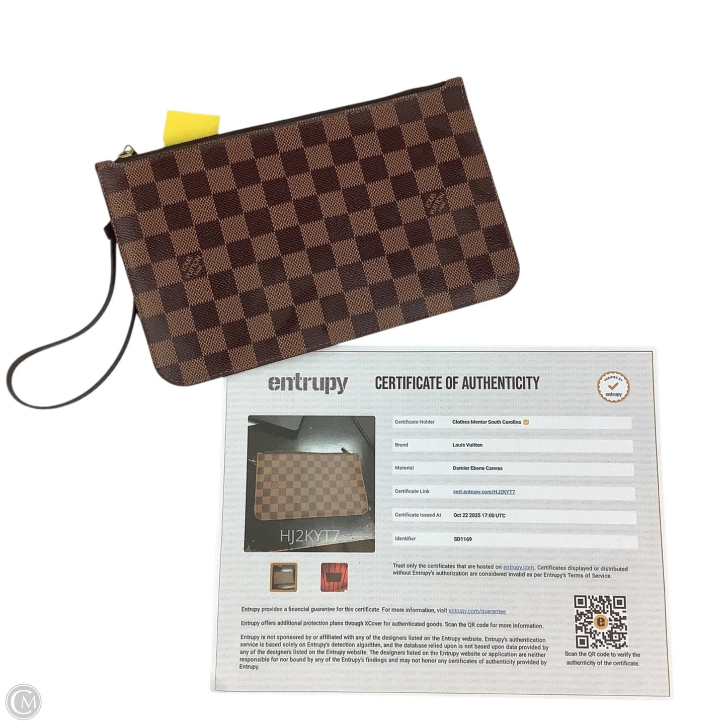 Wristlet Luxury Designer By Louis Vuitton, Size: Medium (AS IS)