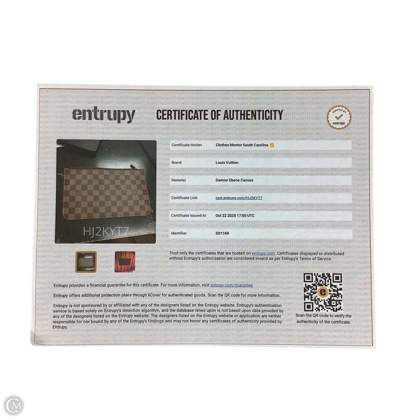 Wristlet Luxury Designer By Louis Vuitton, Size: Medium (AS IS)