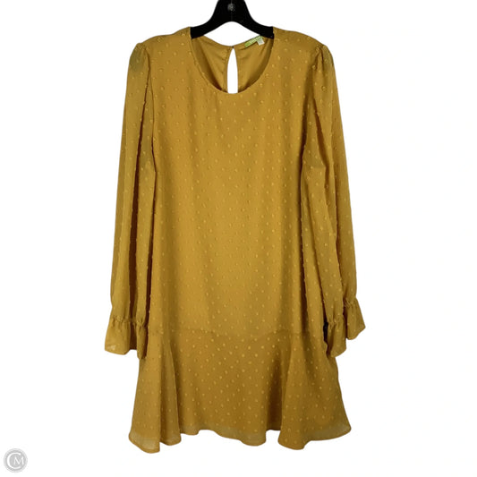 Dress Party Short By Gianni Bini In Yellow, Size: Xl