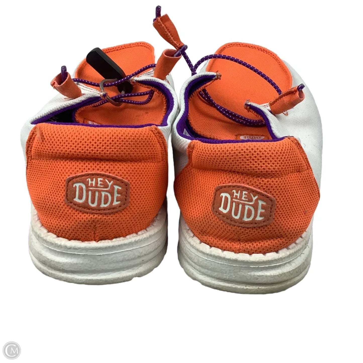 Shoes Flats By Hey Dude In Orange, Size: 10