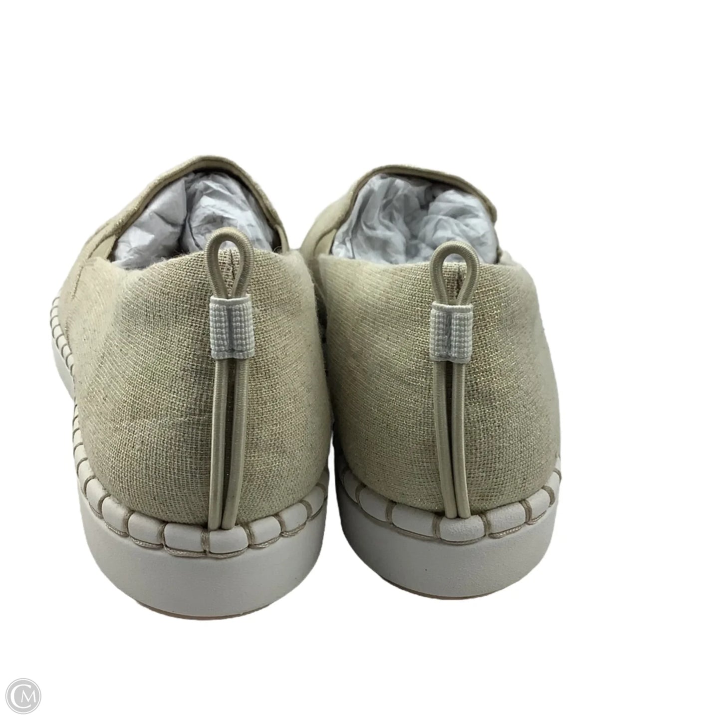 Shoes Flats By Clarks In Gold, Size: 10