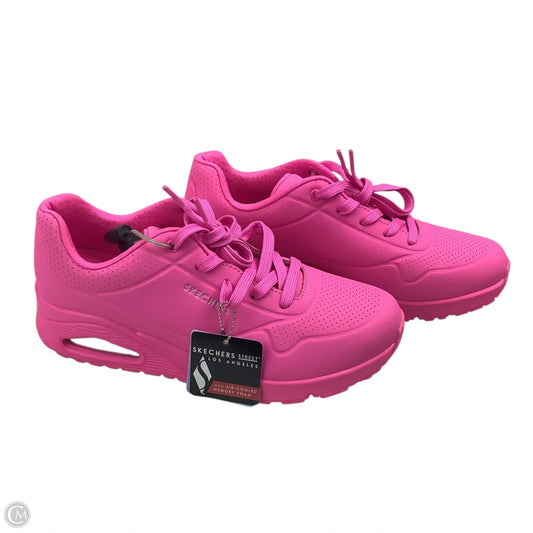 Shoes Athletic By Skechers In Pink, Size: 10