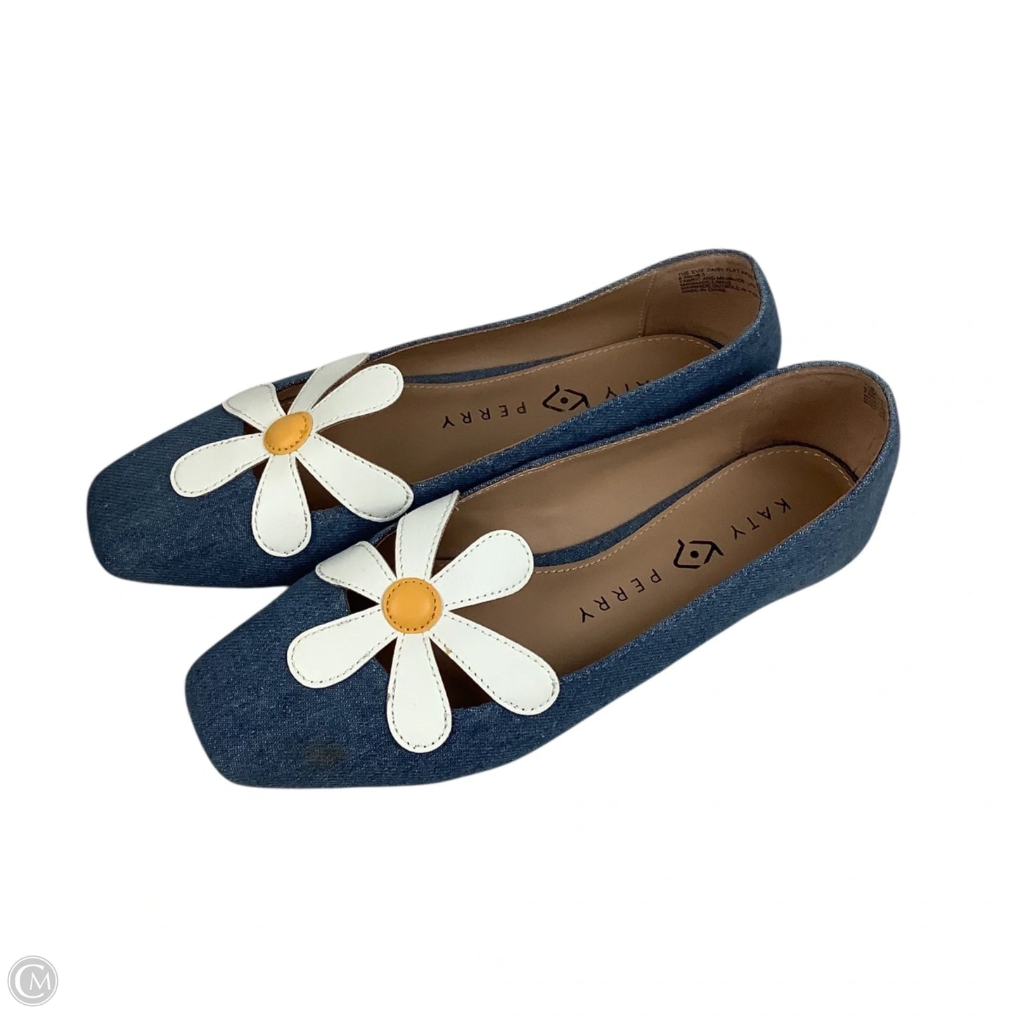 Shoes Flats By Katy Perry In Blue Denim, Size: 8.5
