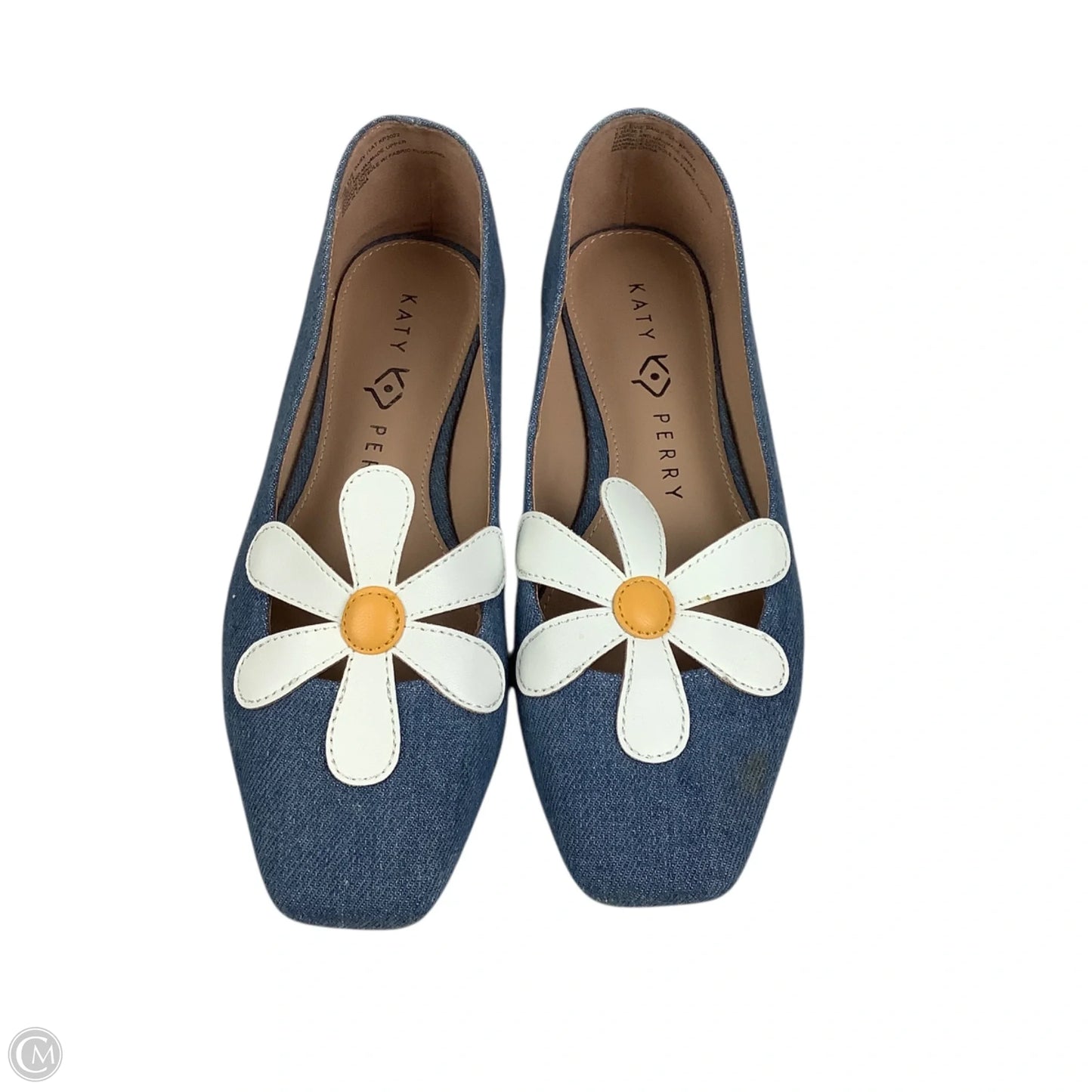Shoes Flats By Katy Perry In Blue Denim, Size: 8.5