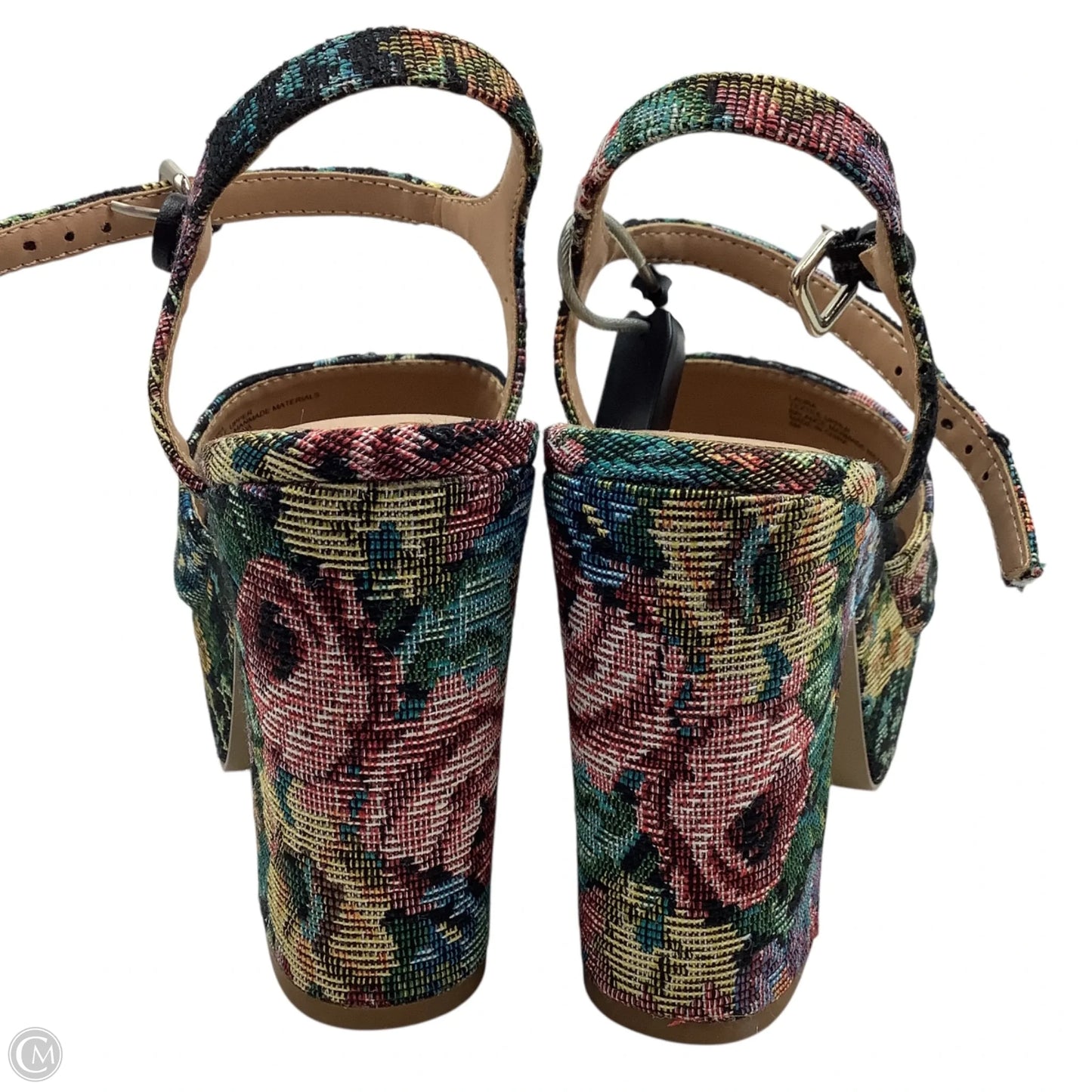 Shoes Heels Block By Crown And Ivy In Floral Print, Size: 6