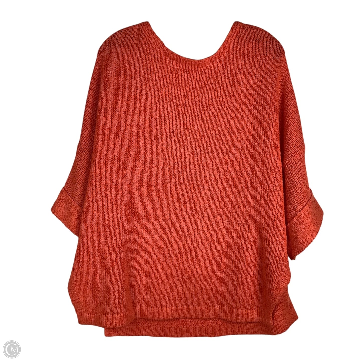 Sweater Short Sleeve By Free People In Orange, Size: Xs