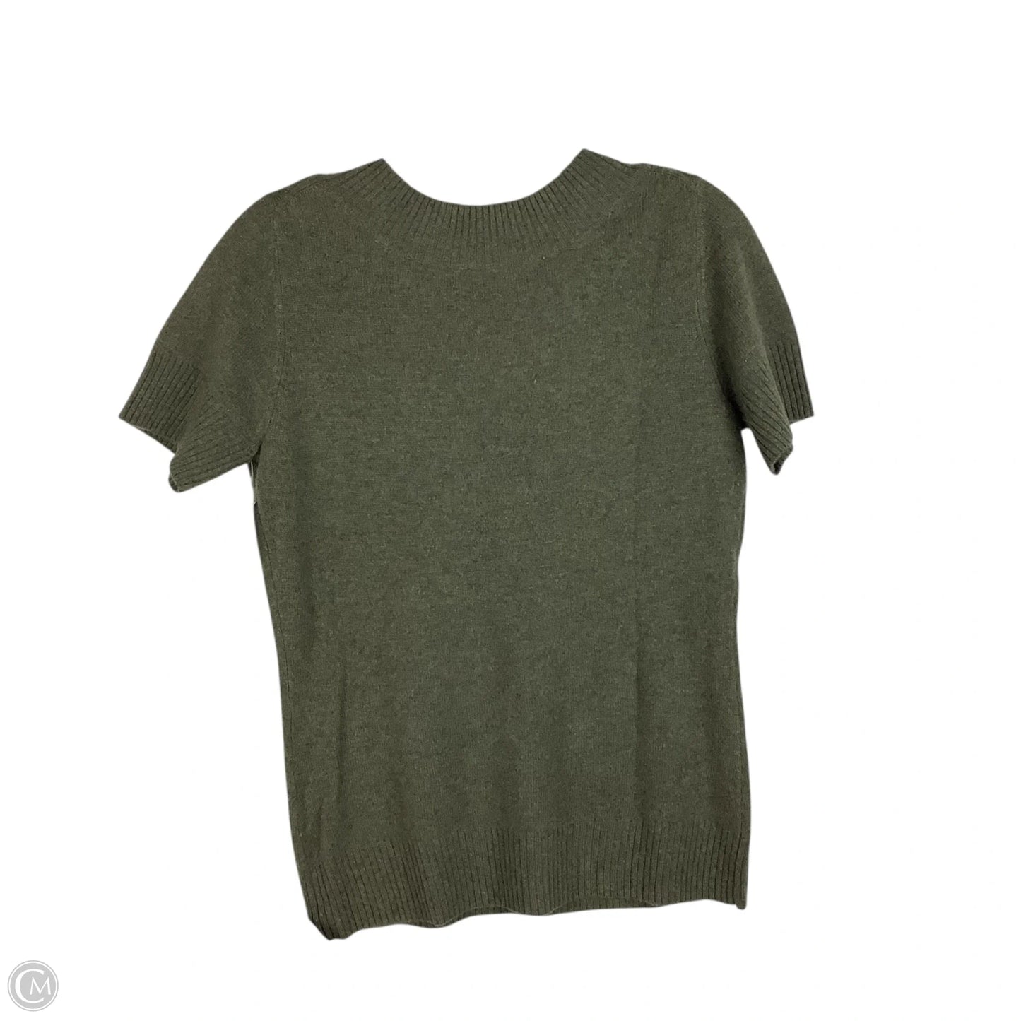 Sweater Cashmere By Clothes Mentor In Green, Size: M