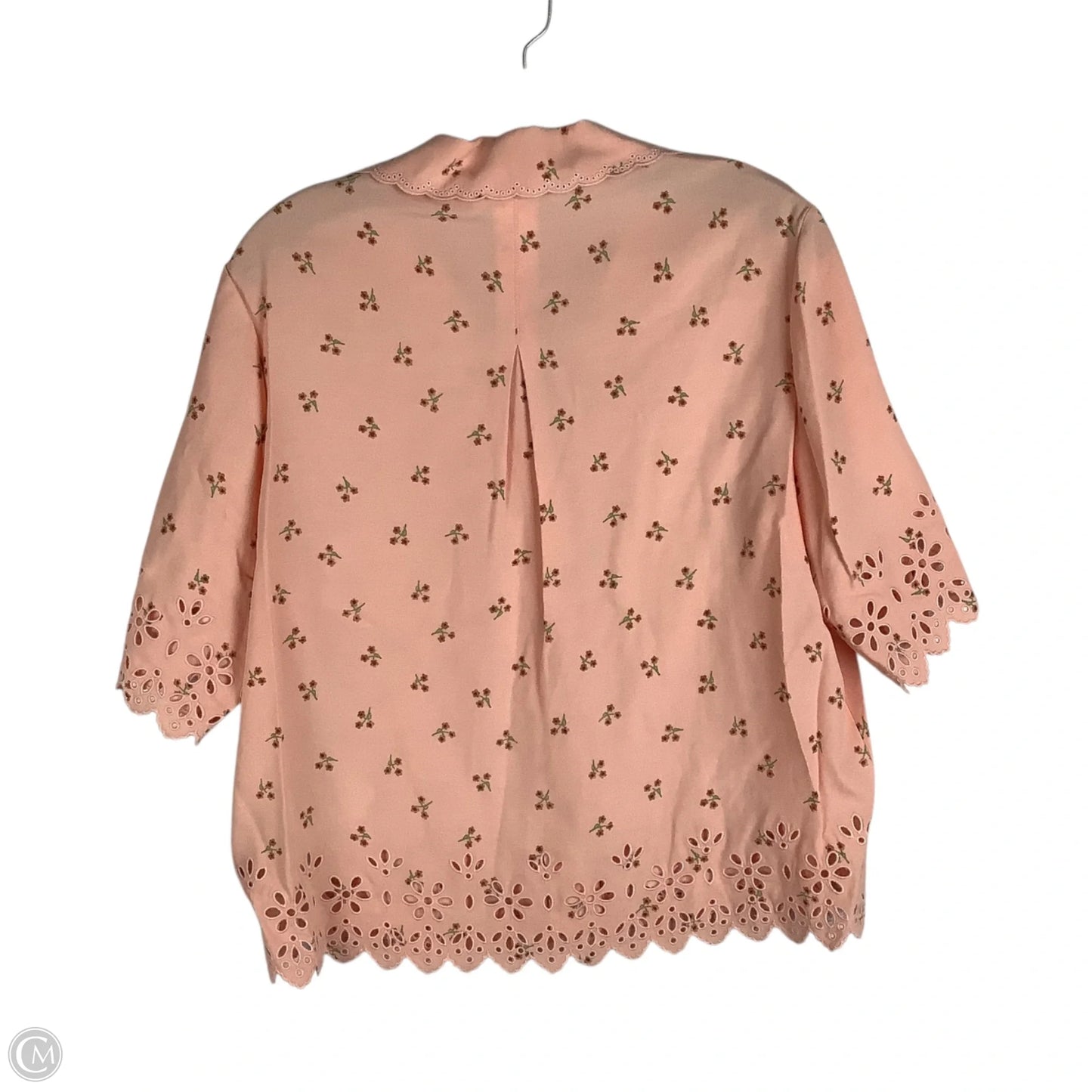 Top Short Sleeve Designer By Coach In Pink, Size: 4