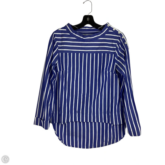 Top Long Sleeve By J. Crew In Blue, Size: 0