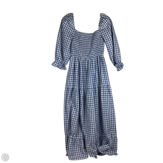 Dress Casual Maxi By Clothes Mentor In Checkered Pattern, Size: M