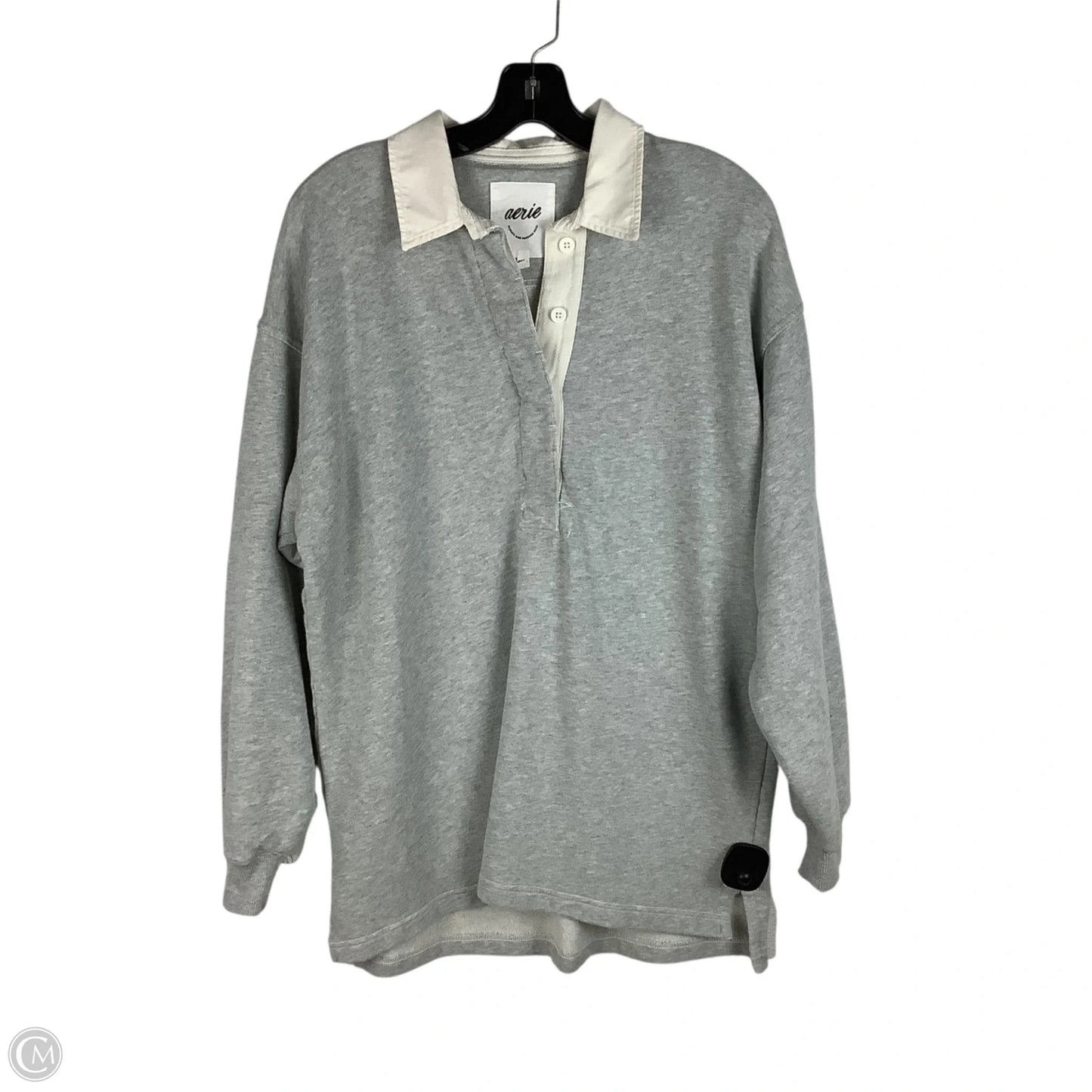 Sweatshirt Collar By Aerie In Grey, Size: Xs