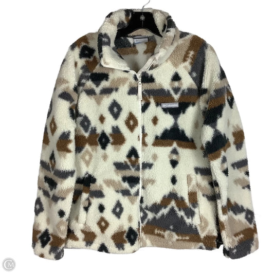 Jacket Fleece By Columbia In Cream, Size: M