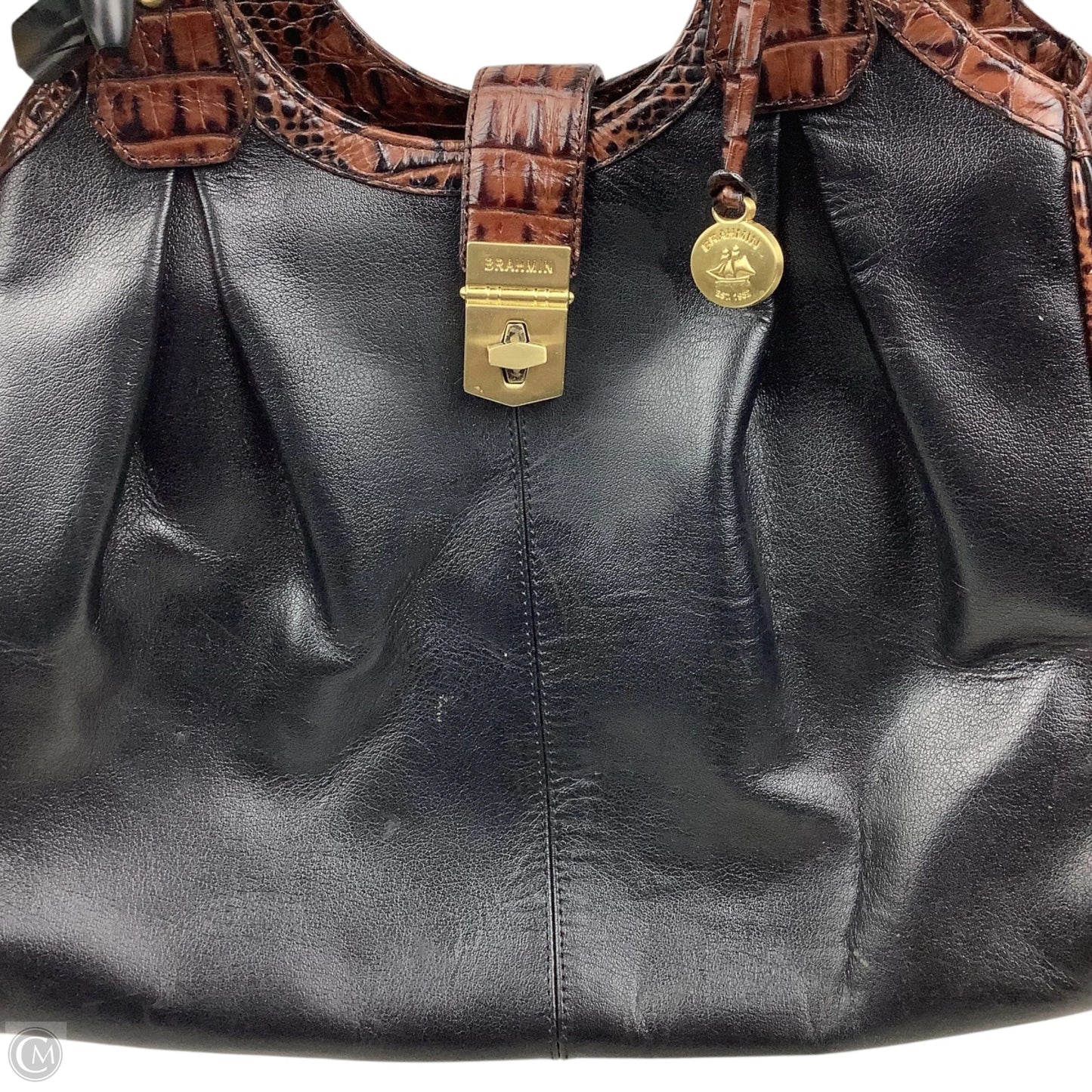 Handbag Designer By Brahmin, Size: Medium