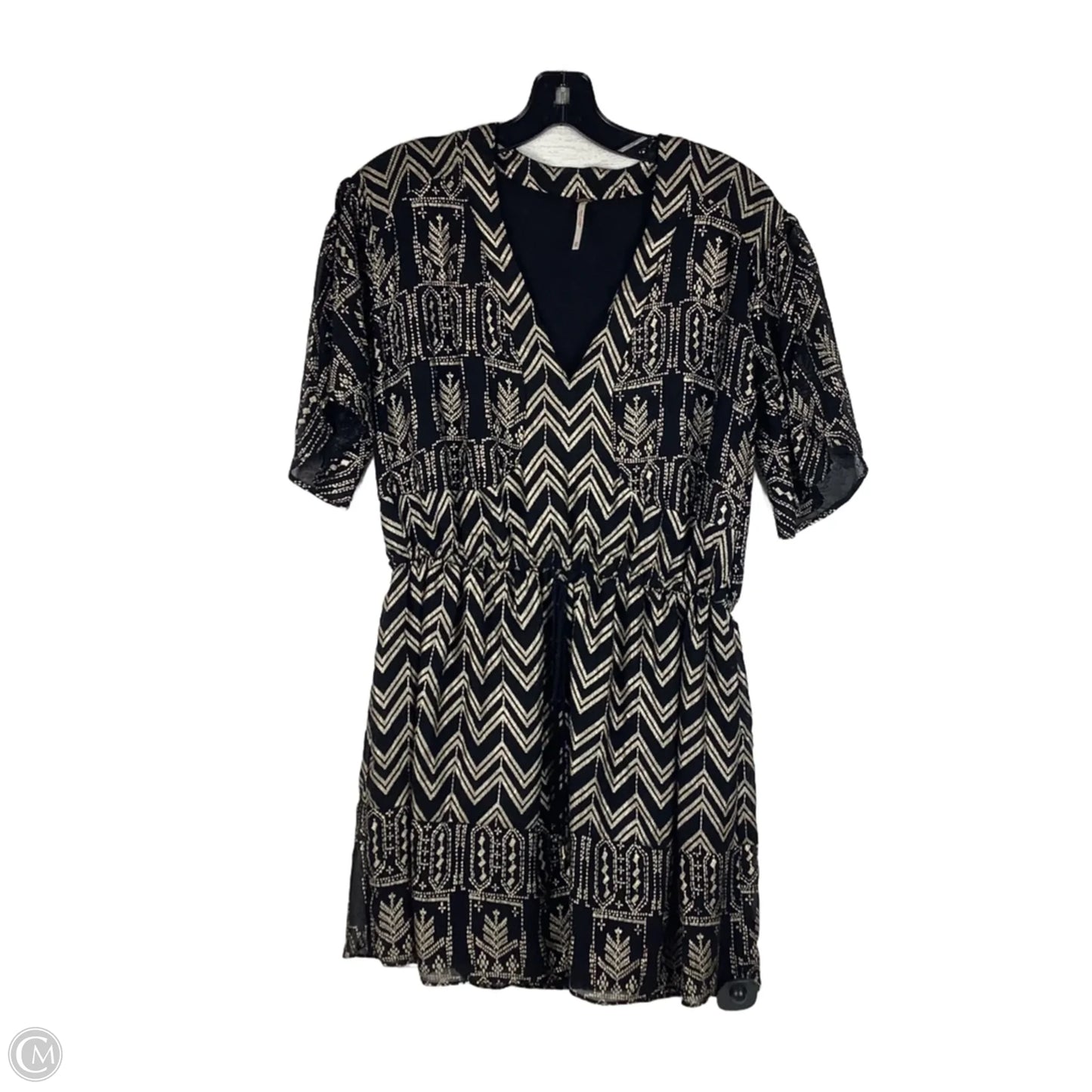 Dress Party Short By Free People In Black & Gold, Size: Xs