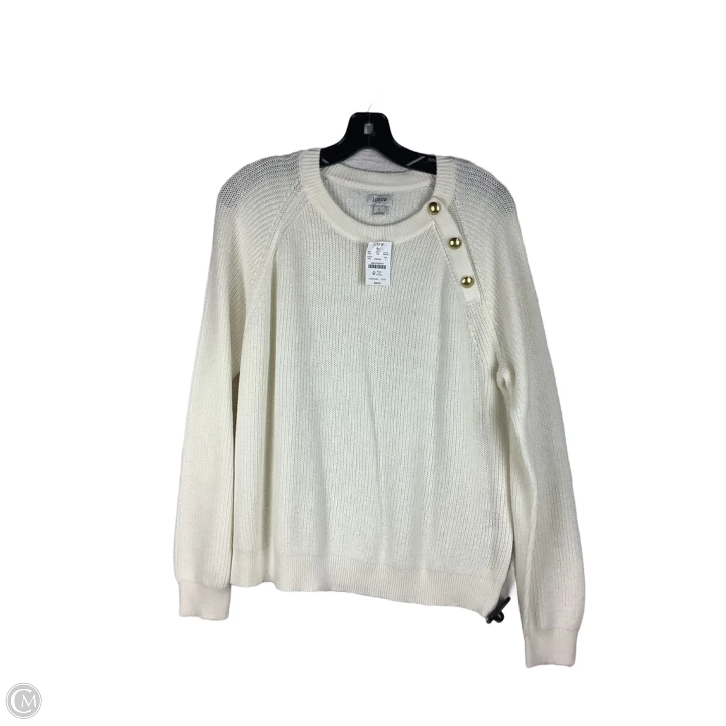 Sweater By J. Crew In Cream, Size: L
