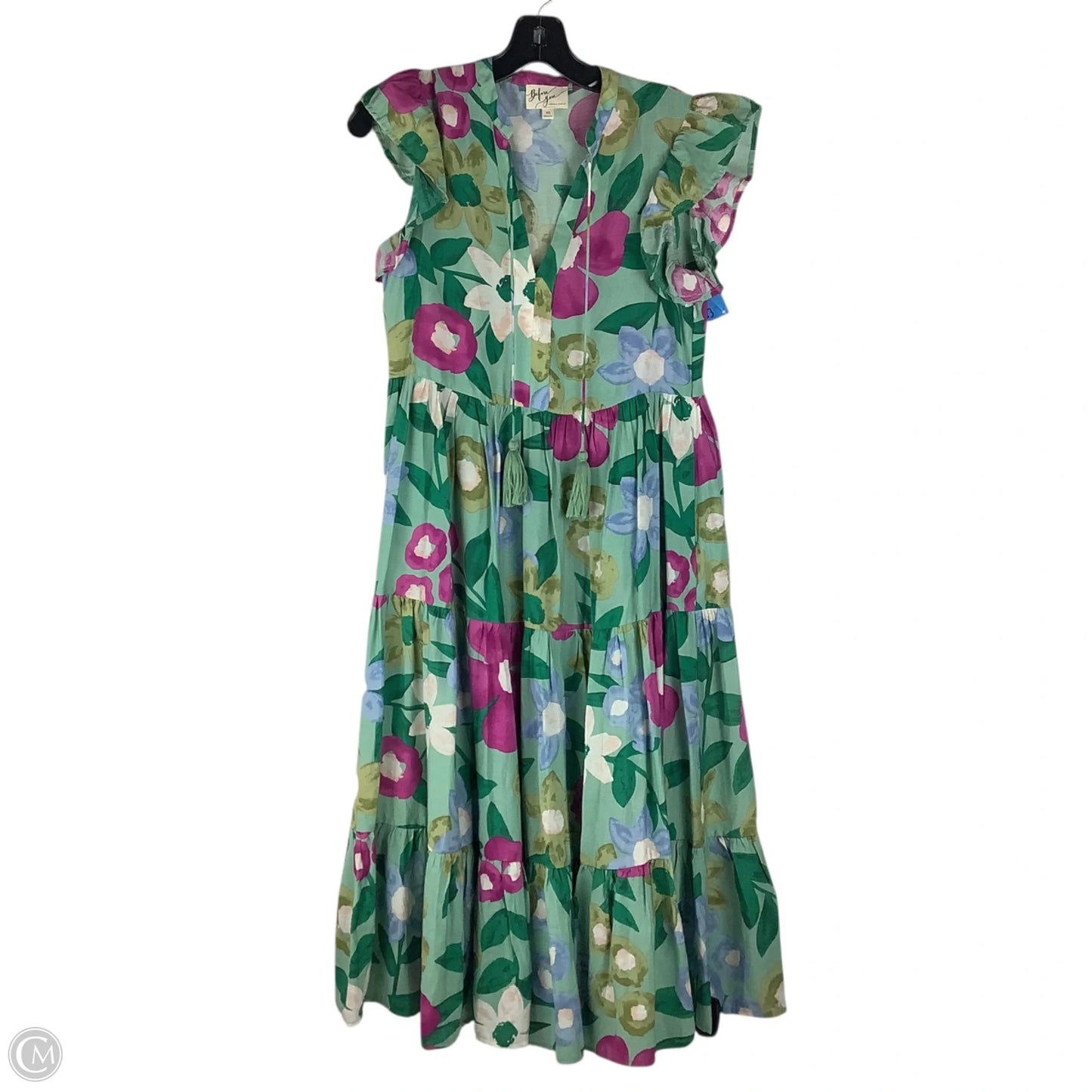 Dress Casual Maxi By Cmc In Floral Print, Size: Xs