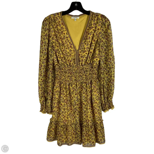 Dress Party Short By Max Studio In Yellow, Size: S