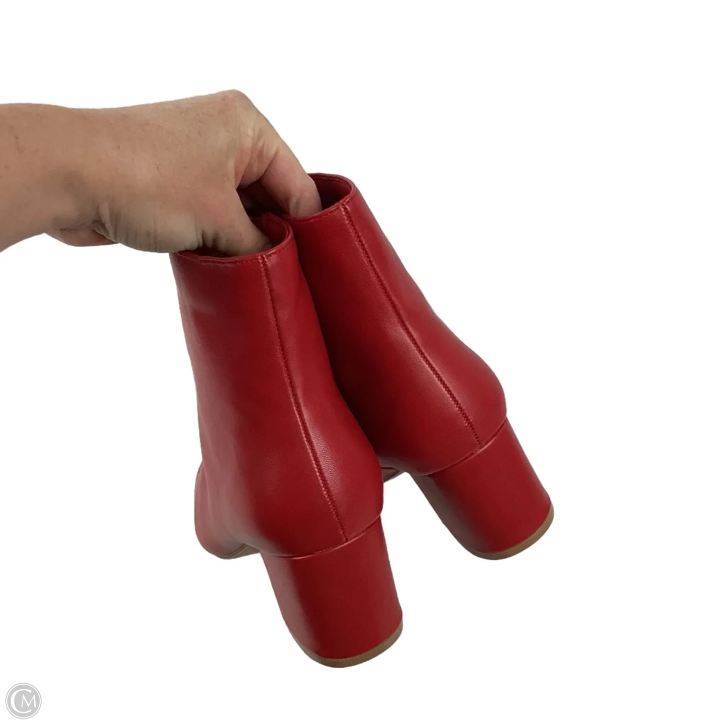 Boots Ankle Heels By Sugar In Red, Size: 8