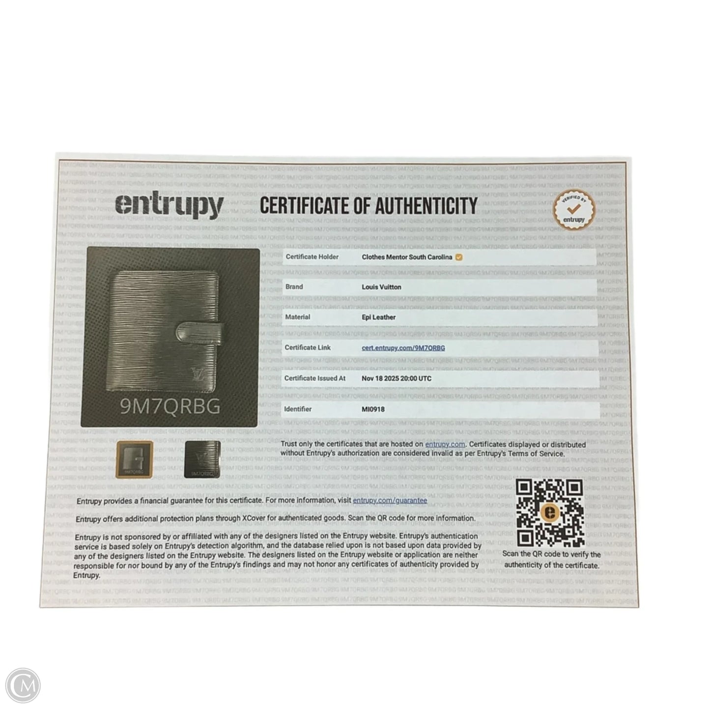 Wallet Luxury Designer By Louis Vuitton, Size: Small