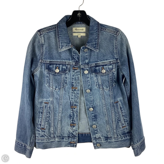 Jacket Denim By Madewell In Blue Denim, Size: Xs