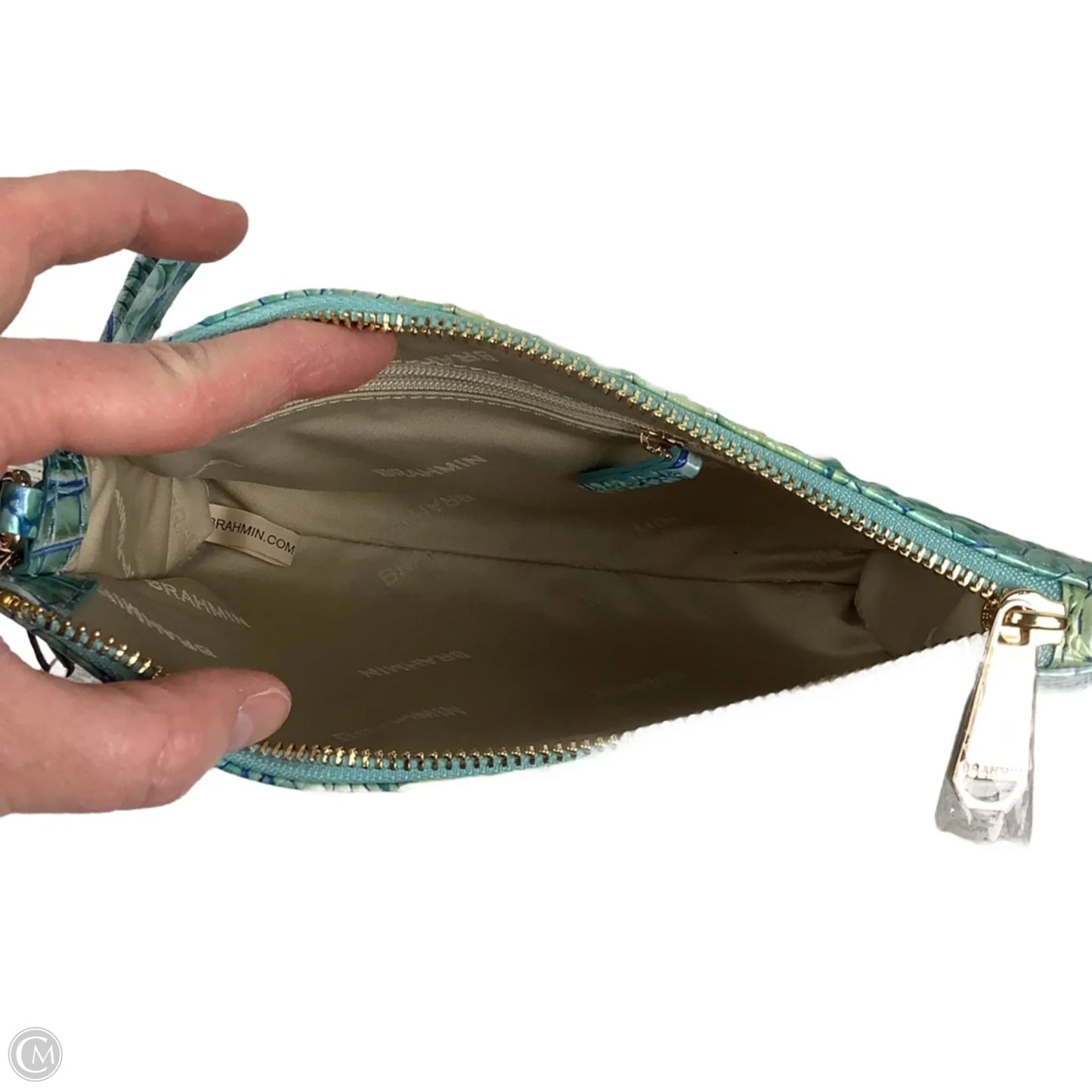 Wristlet Designer By Brahmin, Size: Large