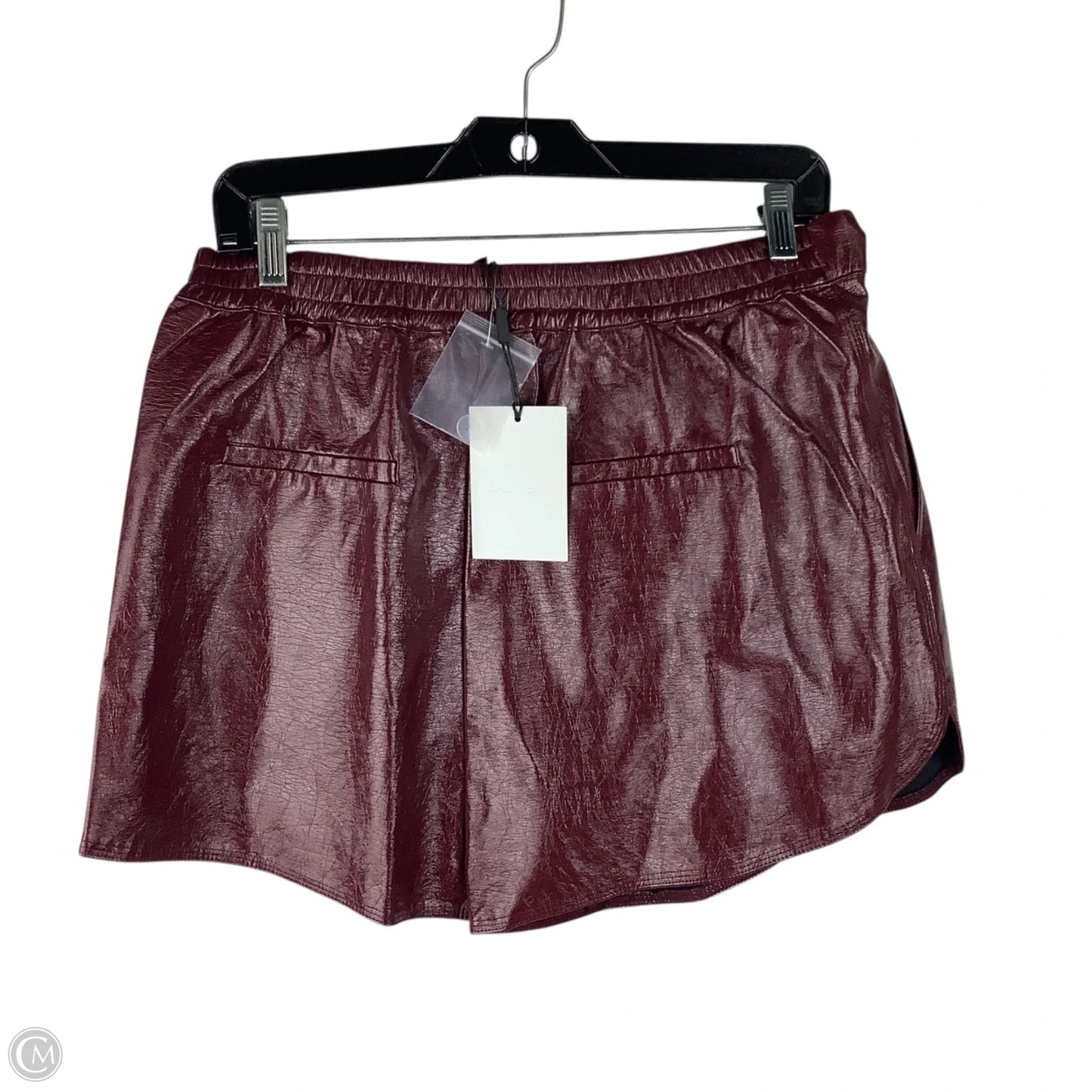 Shorts By Grey Lab In Maroon, Size: L