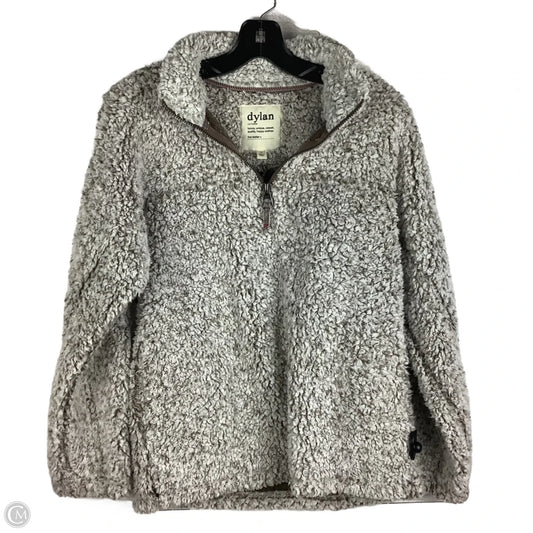 Jacket Faux Fur & Sherpa By Dylan In Taupe, Size: Xs