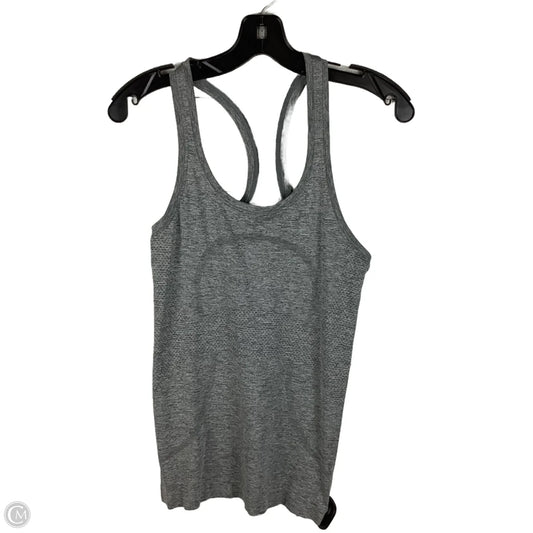 Athletic Tank Top By Lululemon In Grey, Size: 4