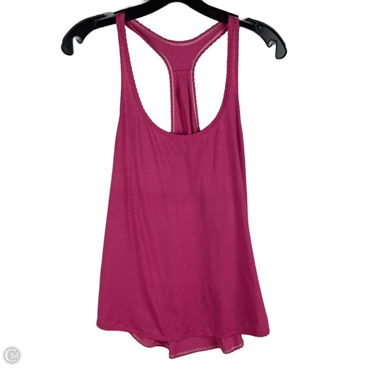 Athletic Tank Top By Lululemon In Pink, Estimated Size 8/M