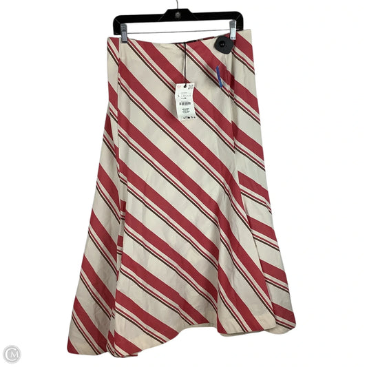 Skirt Maxi By Zara In Striped Pattern, Size: L