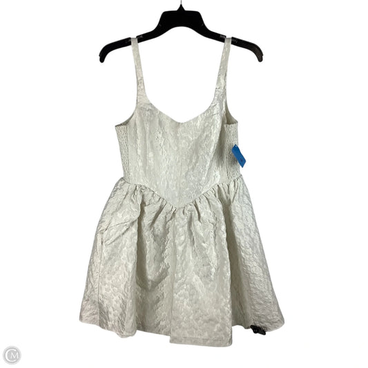 Dress Party Short By Amanda Uprichard In Cream, Size: M