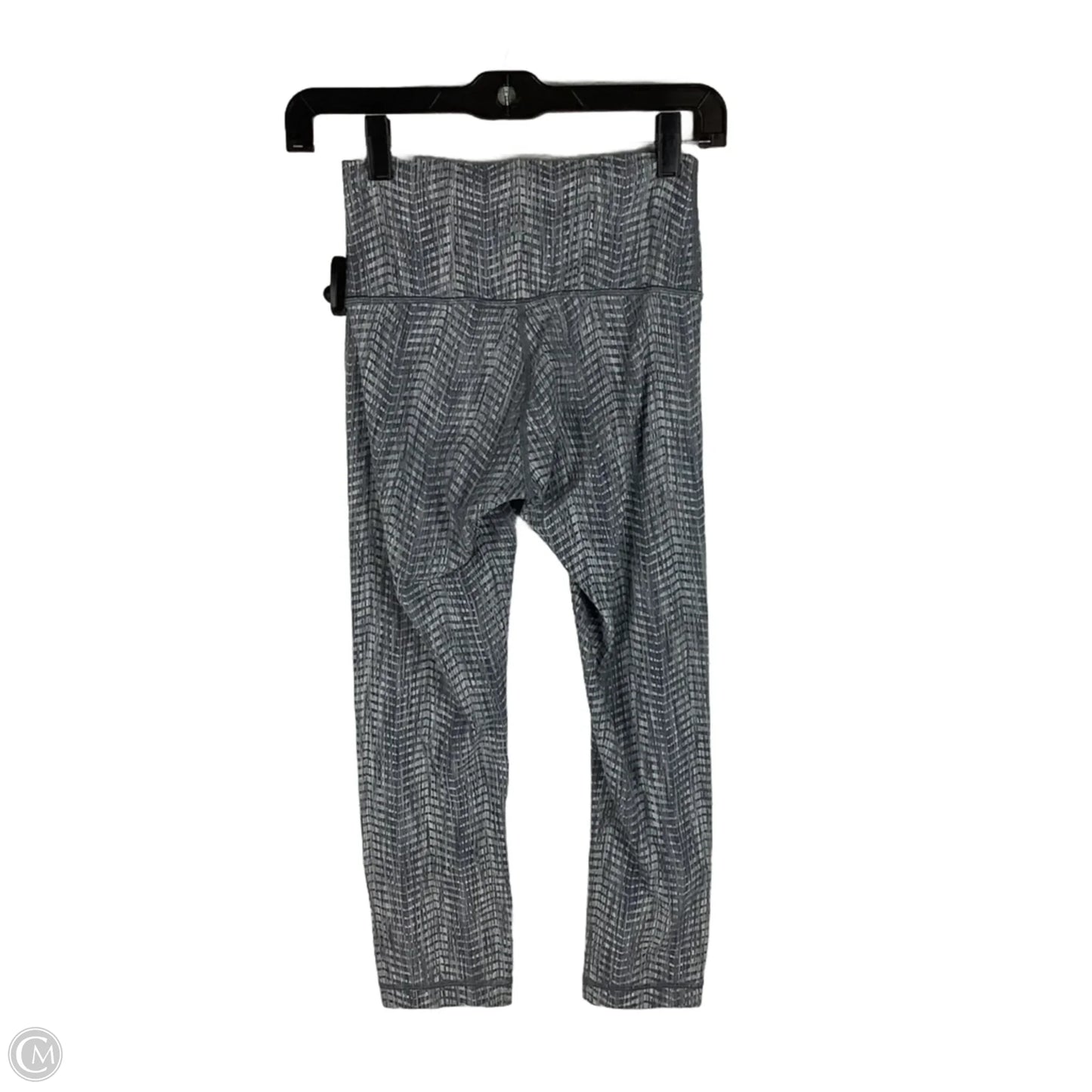 Athletic Capris By Lululemon In Grey, Size: 4