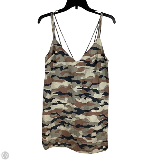 Dress Casual Midi By Zara In Camouflage Print, Size: S