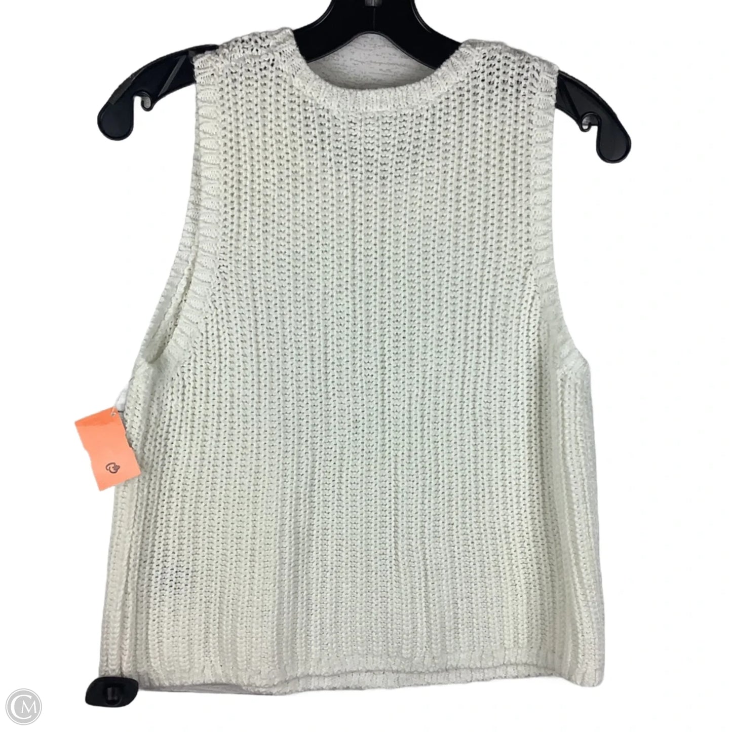 Sweater Short Sleeve By Old Navy In Cream, Size: M