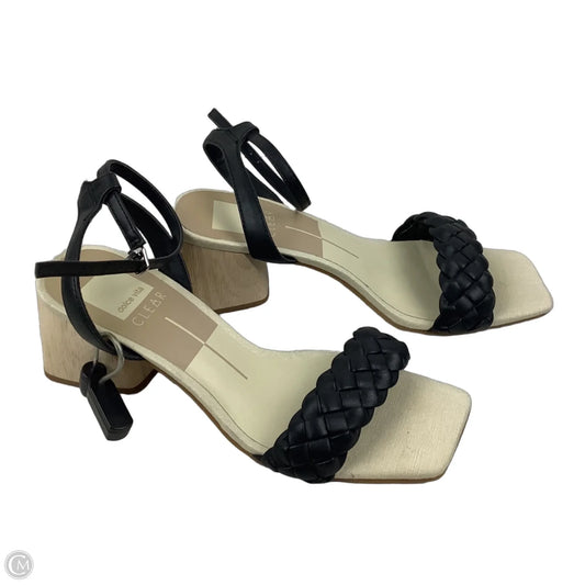 Sandals Heels Block By Dolce Vita In Black, Size: 7.5