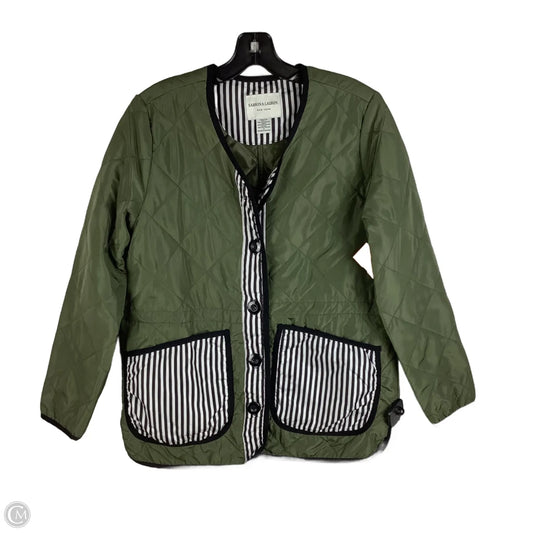 Jacket Puffer & Quilted By Cmc In Green, Size: S