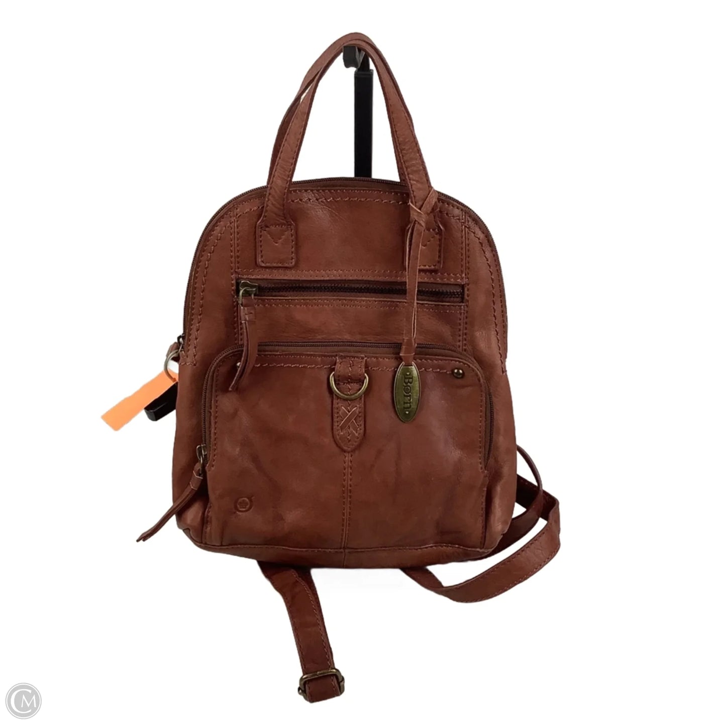 Backpack Leather By Boc, Size: Medium