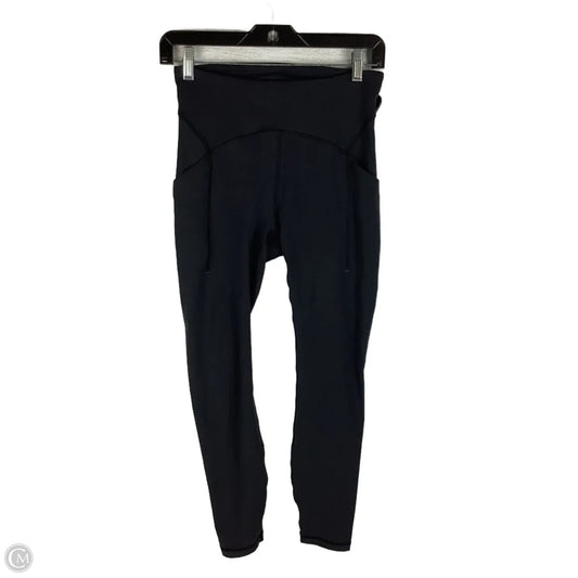 Athletic Capris By Lululemon In Black, Size: 6