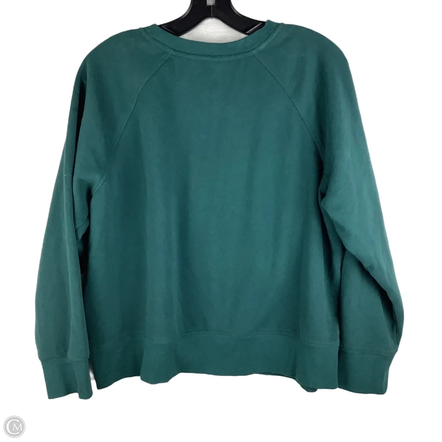 Sweatshirt Crewneck By Dkny In Green, Size: L