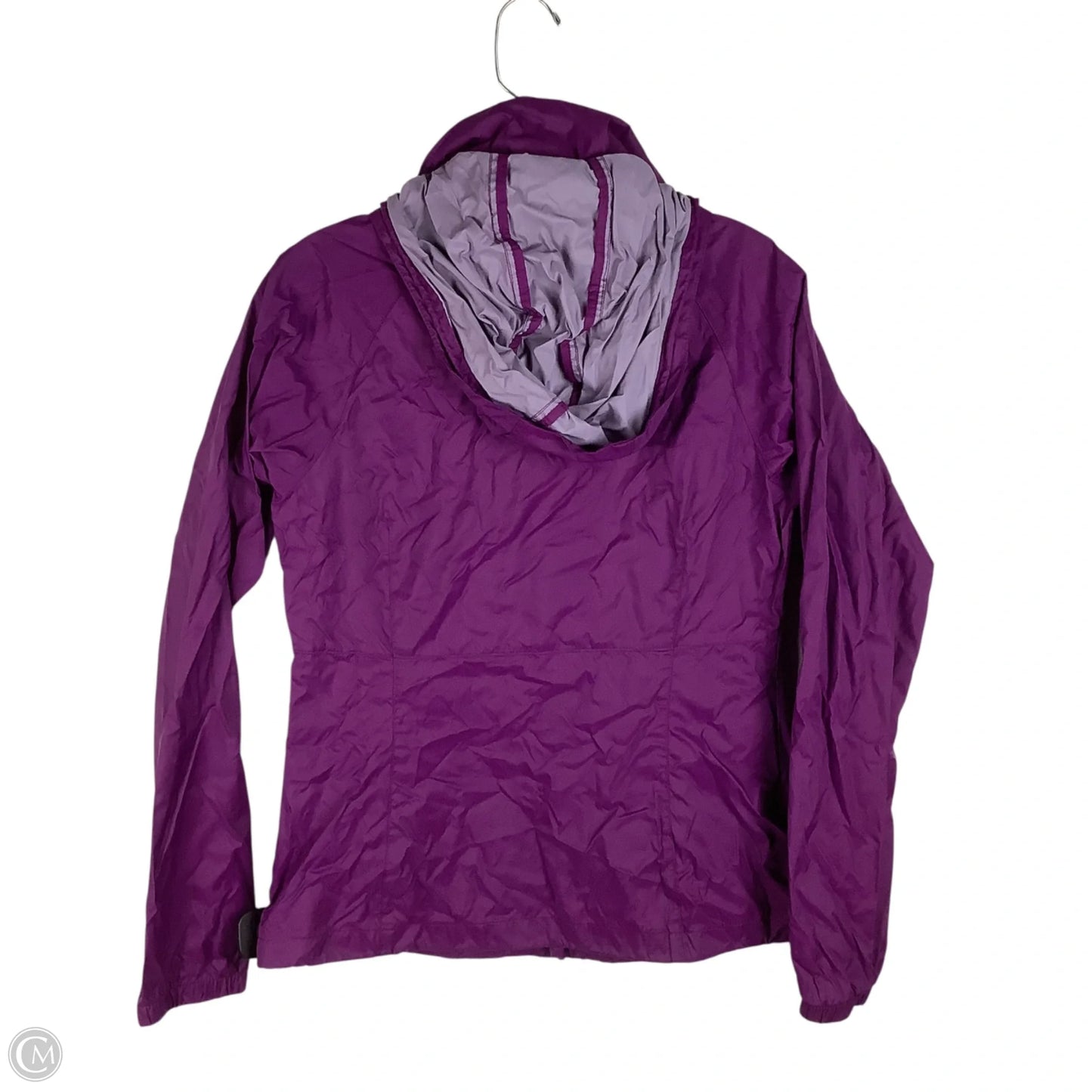 Jacket Windbreaker By Columbia In Purple, Size: S