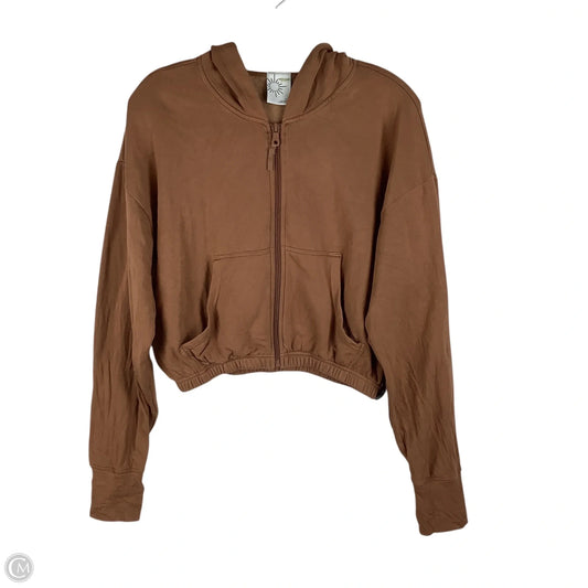 Athletic Jacket By Offline By Aerie In Brown, Size: S